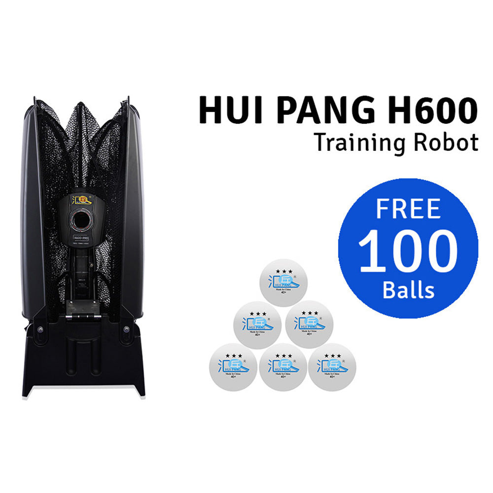 HUI PANG H600 Professional Expert Table Tennis Robot Ping Pong Trainer