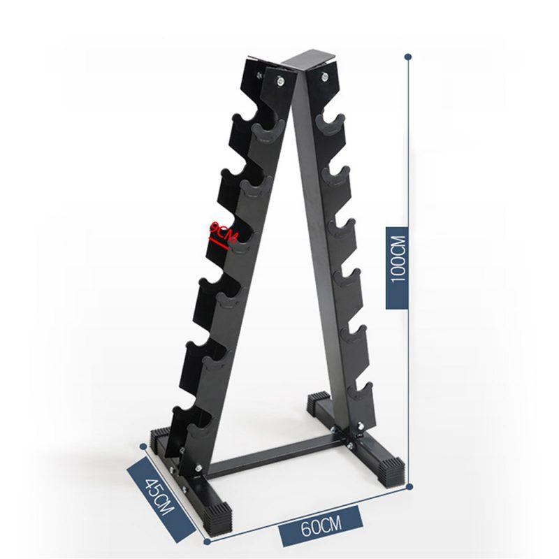 Vertical Dumbbell Dumbbells Storage Rack Stand 6-Pair Home Gym Weight Equipment