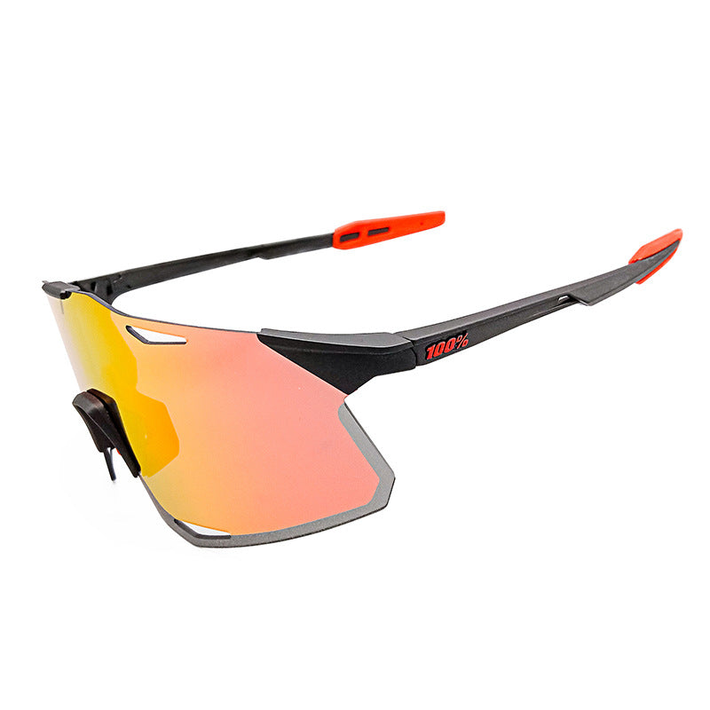 Dazzling Polarized Half Frame Mountain Biking Sunglasses