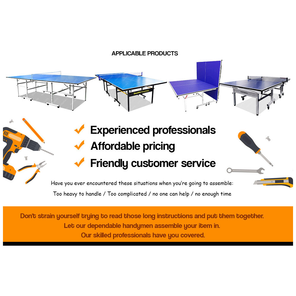 Express Installation Service For Table Tennis Table