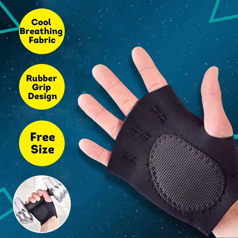 Workout Gloves Non-Slip Gym Gloves Weight Lifting Gloves Home Gym Powerlifting JMQ FITNESS