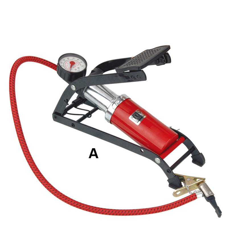 YUXING Automobile Electric Bicycle Pedal High Pressure Inflator Single/Double Tube High Pressure Inflator